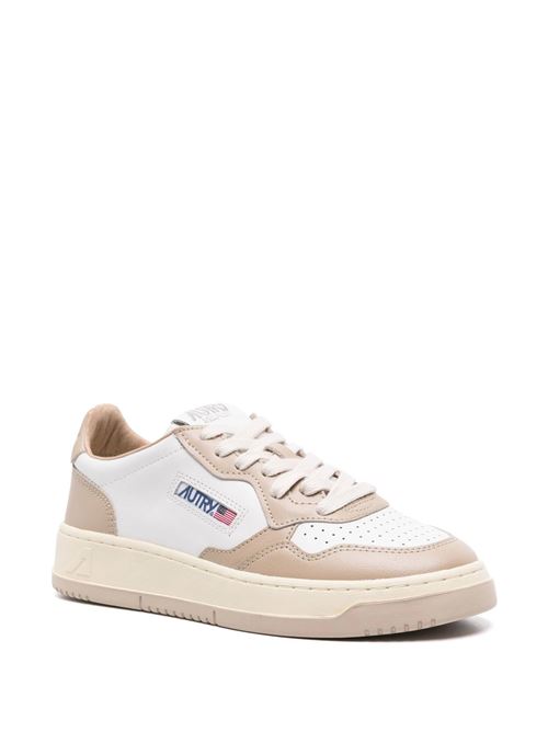 White/camel brown sneaker AUTRY | AULWWB51WHT/WHT PEP